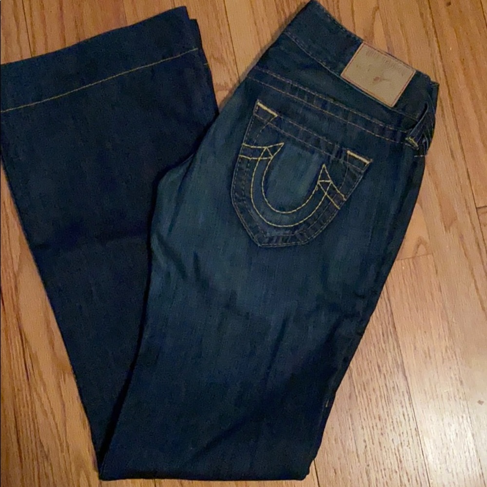 True religion flare leg jeans